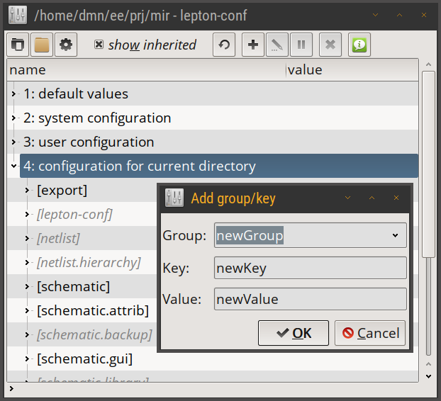 lepton-conf - add key